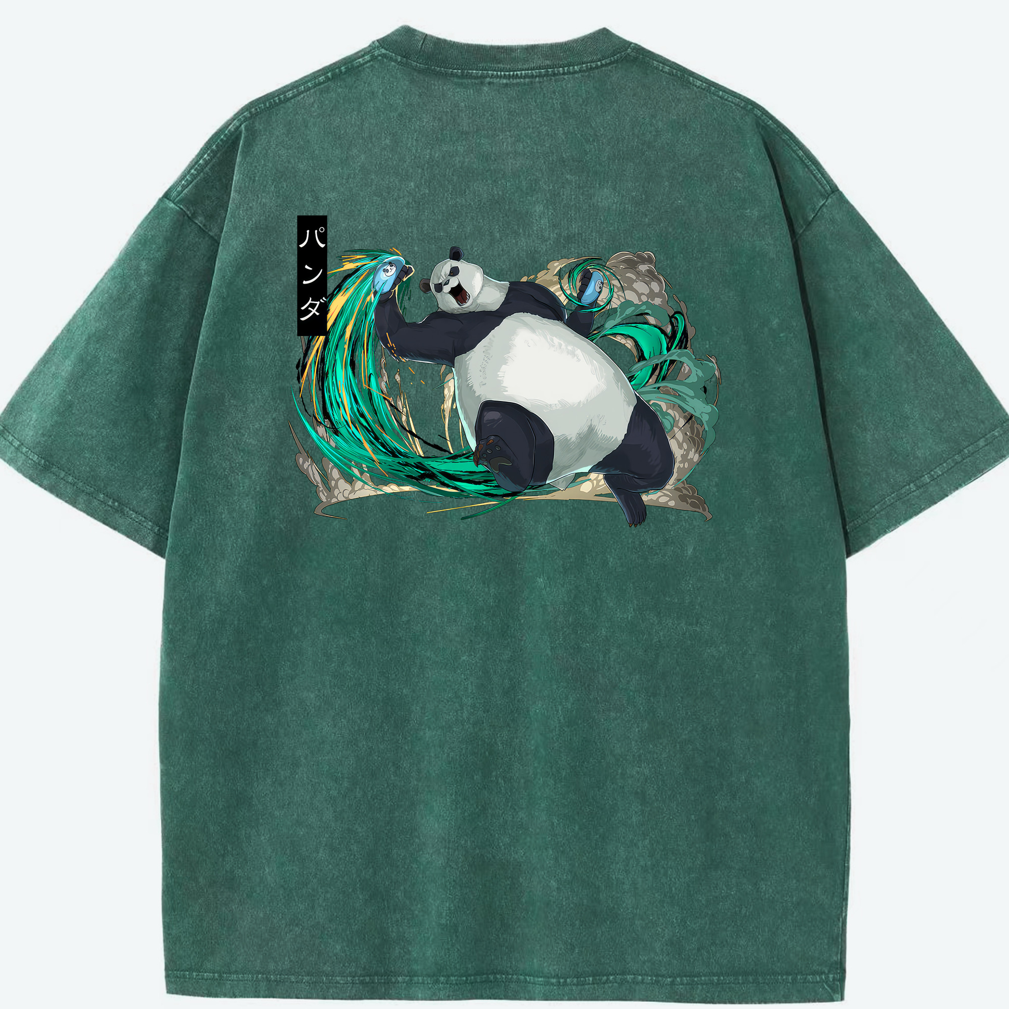 （画像用） 呪術廻戦 Jujutsu Kaisen 綿100% ヴィンテージ風 半袖Tシャツ（背面プリント）